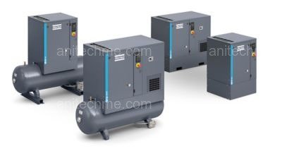 atlas copco g2 7 series oil injected rotary screw compressor