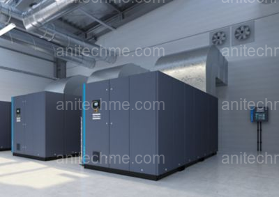 atlas copco ga(vsd+) series variable speed drive air compressor