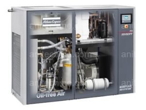 atlas copco aq 15 55 vsd oil free water injected compressors