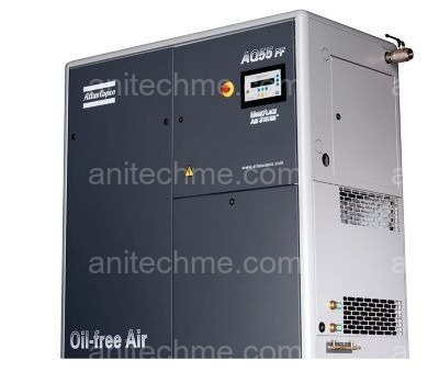 atlas copco aq 15 55 vsd oil free water injected compressors