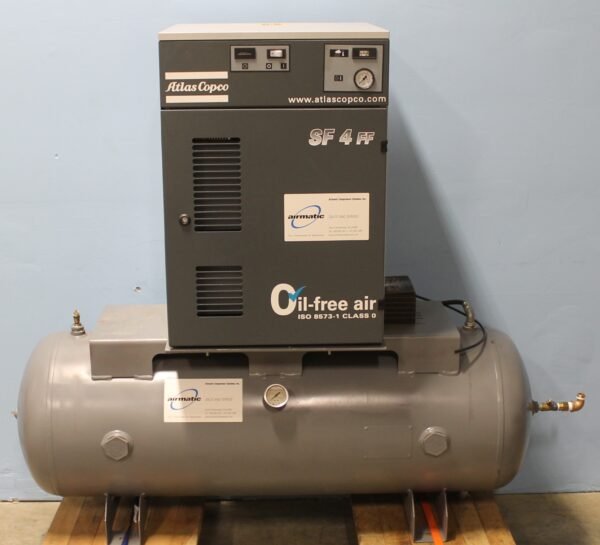 atlas copco oil free scroll air compressor sf4ff